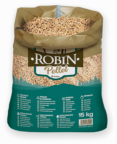 worek pelletu opałowego Robin do kupienia w Makowie Podhalańskim lub sklepie internetowym